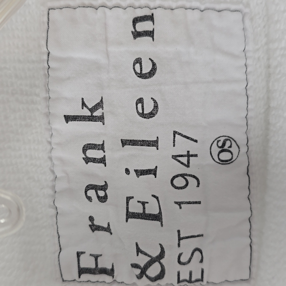 Frankie & Eileen Audrey White Asymmetrical Women's Blouse - Picture 6 of 9